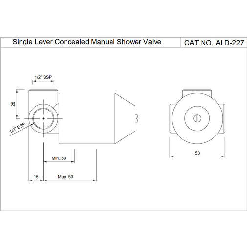 Parte incasso per miscelatore doccia Fusion Jaquar