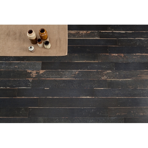 Pavimento effetto legno sverniciato, in gres porcellanato, Dark 15x120 cm - Blendart, Ceramica Sant'Agostino