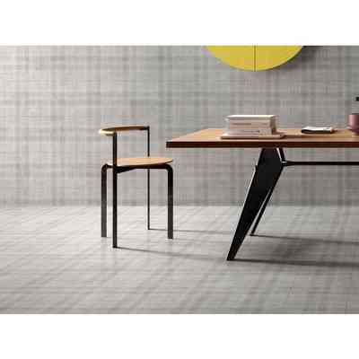 Pavimento effetto tessuto, Tartan Grey 90x90 cm - Set, Ceramica Sant'Agostino