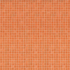 Petite mosaïque de verre orange 10.46, avec kit de pose - Smalto, Bisazza