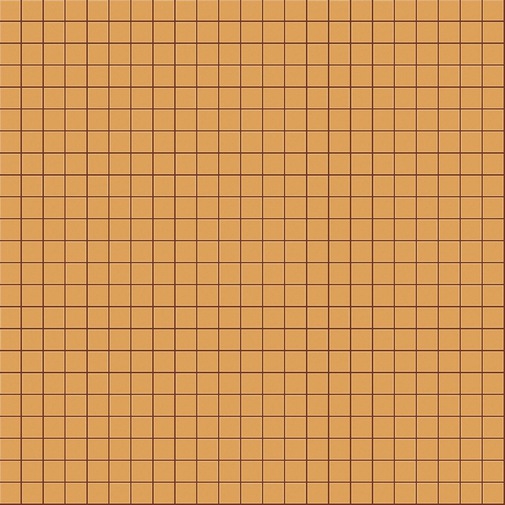 Petite mosaïque rouille claire brillante 12.39 - Opus romain, Bisazza