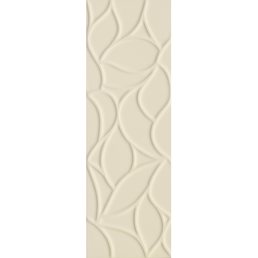 Piastrella da rivestimento decorata floreale, Beige, 33,3x100 cm - Comfort G, Dom Ceramiche