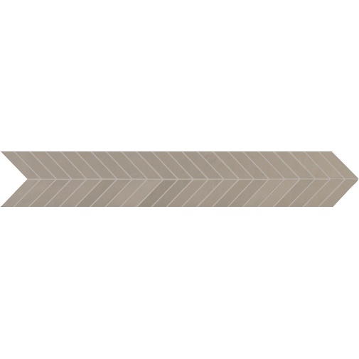 Piastrella da rivestimento decoro freccia, Greige, 10x60 cm - Smooth, Dom Ceramiche