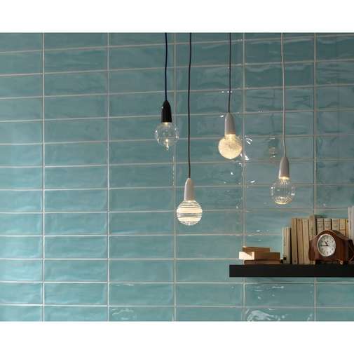 Piastrella da rivestimento lucida 10x30 Azzurro chiaro - Kraklè, Tonalite