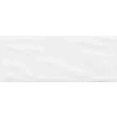 Piastrella da rivestimento lucida effetto mosso, Bianco, 20x50 cm - Aria, Dom Ceramiche