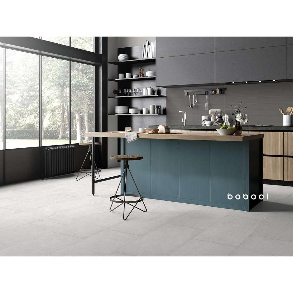 Piastrella da rivestimento opaca, Smoke 10x60 cm - Smooth, Dom Ceramiche