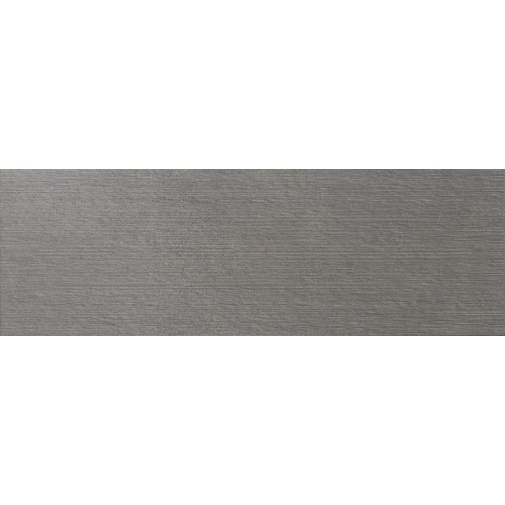 Piastrella da rivestimento rigata effetto cemento, Antracite Lines, 33,3x100 cm - Concretus, Dom Ceramiche