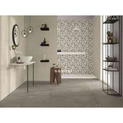 Piastrella da rivestimento tinta unita opaca, Beige, 20x60 cm - Smooth, Dom Ceramiche