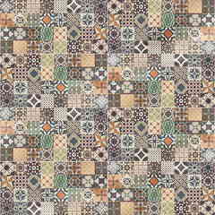 Piastrella decorata effetto cementina, 15x30 cm - Decor Messina, Mainzu