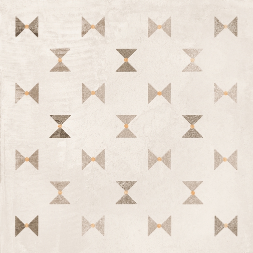 Piastrella effetto argilla con decori, Patchwork Light 20x20 - Ritual, Ceramica Sant'Agostino