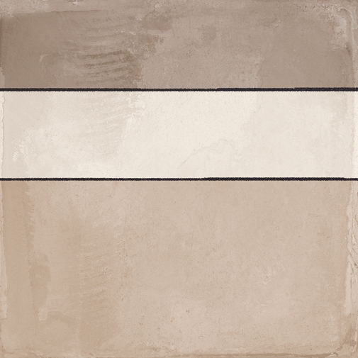 Piastrella effetto argilla decori contemporanei, Decor 20x20cm - Ritual, Ceramica Sant'Agostino