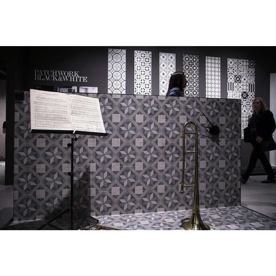 Piastrella effetto cementina in gres porcellanato, 20x20 cm, modello 04 - Patchwork Classic, Ceramica Sant'Agostino