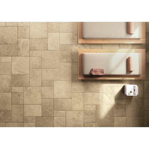 Piastrella effetto cotto semilucido rettificata 60x60 cm - Chateau Royal Cheverny, Blustyle