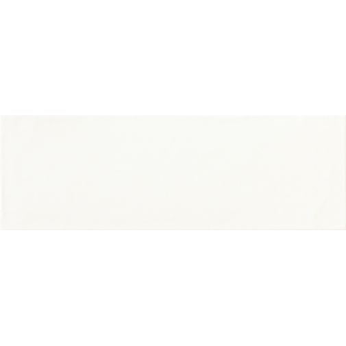 Piastrella in ceramica lucida, Bianco 20x60 cm - Smooth, Dom Ceramiche