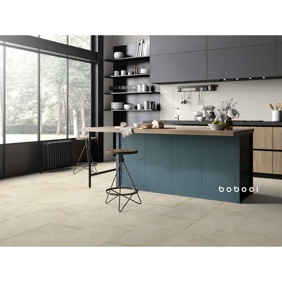 Piastrella in ceramica lucida, Milk 20x60 cm - Smooth, Dom Ceramiche