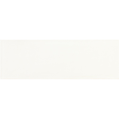 Piastrella in ceramica opaca, Bianco 20x60 cm - Smooth, Dom Ceramiche