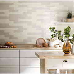 Piastrella rivestimento lucida strutturata 7.5x15 Bulevar Perla di Mainzu