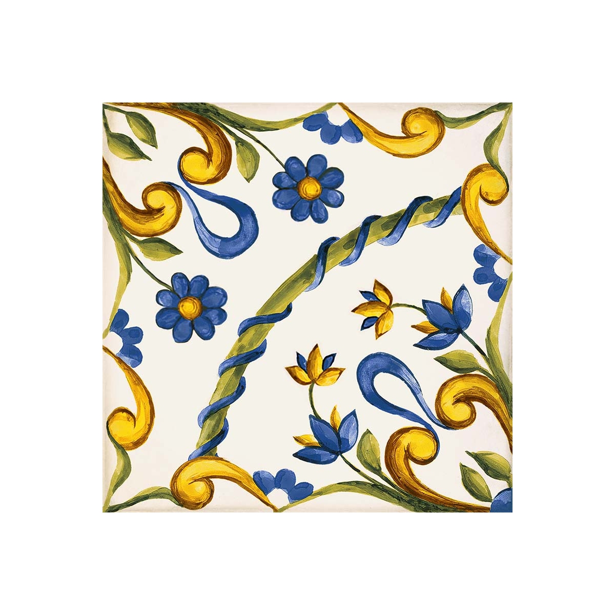 Ceramica Sant’Agostino Piastrelle decorate in gres ...