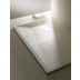 Piatto doccia a basso spessore effetto pietra colore bianco misure 90x120 cm altezza 3,5 cm - Well Plus, Arblù
