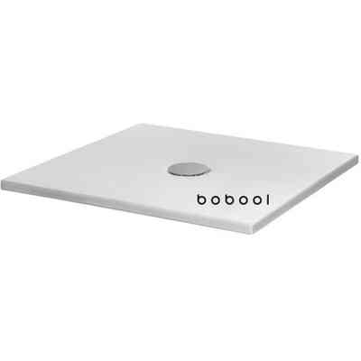 Piatto doccia ceramica opaca antibatterico Bianco 90x90x3h cm - Uniko, Azzurra Ceramica