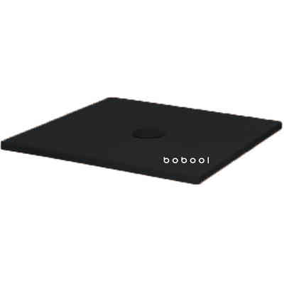 Piatto doccia ceramica opaca antibatterico Carbone 90x90x3h cm - Uniko, Azzurra Ceramica