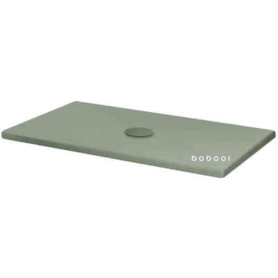 Piatto doccia ceramica opaca antibatterico Salvia 70x90x3h cm - Uniko, Azzurra Ceramica