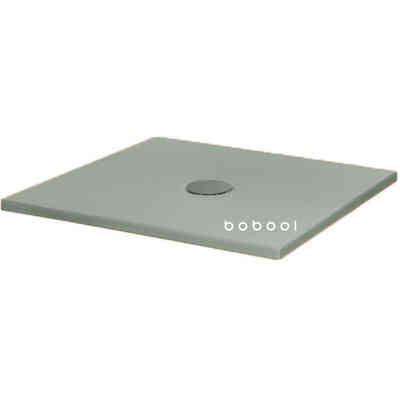 Piatto doccia ceramica opaca antibatterico Salvia 90x90x3h cm - Uniko, Azzurra Ceramica