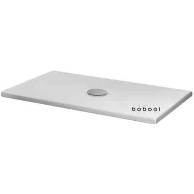 Piatto doccia in ceramica opaca antibatterico Bianco 70x90x3h cm - Uniko, Azzurra Ceramica