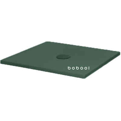 Piatto doccia in ceramica opaca antibatterico Edera 90x90x3h cm - Uniko, Azzurra Ceramica