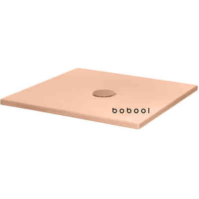 Piatto doccia in ceramica opaca antibatterico Perla 90x90x3h cm - Uniko, Azzurra Ceramica