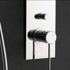 Placca esterna per miscelatore doccia con deviatore 2 vie UP+ Rubinetterie Treemme