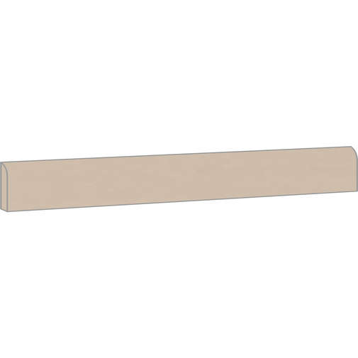 Plinthe effet argile en grès cérame, Sand 7,3x90 cm - Ritual, Ceramica Sant'Agostino
