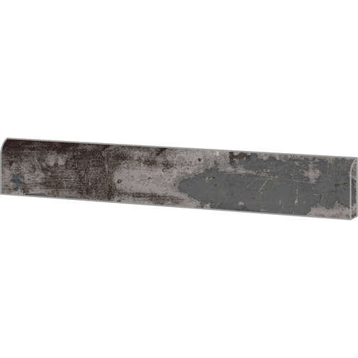 Plinthe effet bois en grès cérame Carbon 7,3x60 cm - Colorart, Ceramica Sant'Agostino