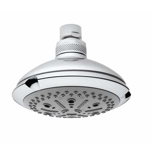Pomme de douche ronde 12,1 cm, avec 4 jets, connexion universelle - Ocean, Bossini