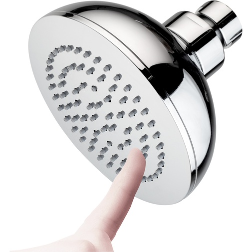Pomme de douche ronde moderne 10 cm, connexion universelle - Rondo, Bossini