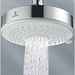 Pommeau de douche 3 jets, anti-calcaire, rond diamètre 14, raccord universel - Dinamic, Bossini