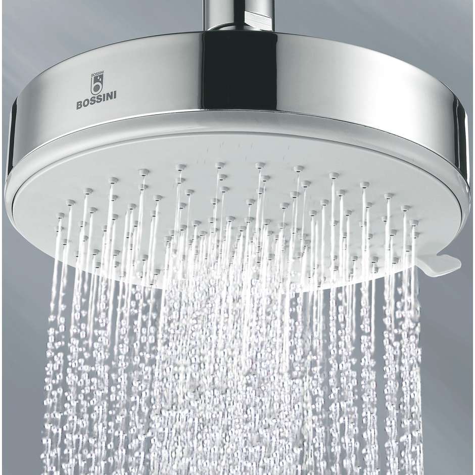 Pommeau de douche 3 jets, anti-calcaire, rond diamètre 14, raccord universel - Dinamic, Bossini