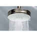 Pommeau de douche 3 jets, rond 14 cm, avec bras mural, chrome - Liberty, Bossini
