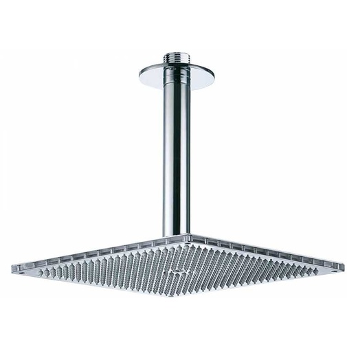 Pommeau de douche au design exclusif, carré 30x30 cm, avec fixation au plafond - Dream Cube, Bossini