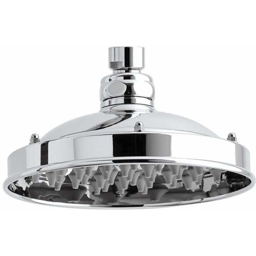 Pommeau de douche diamètre 15 cm avec anticalcaire et raccord universel - Retro, Bossini