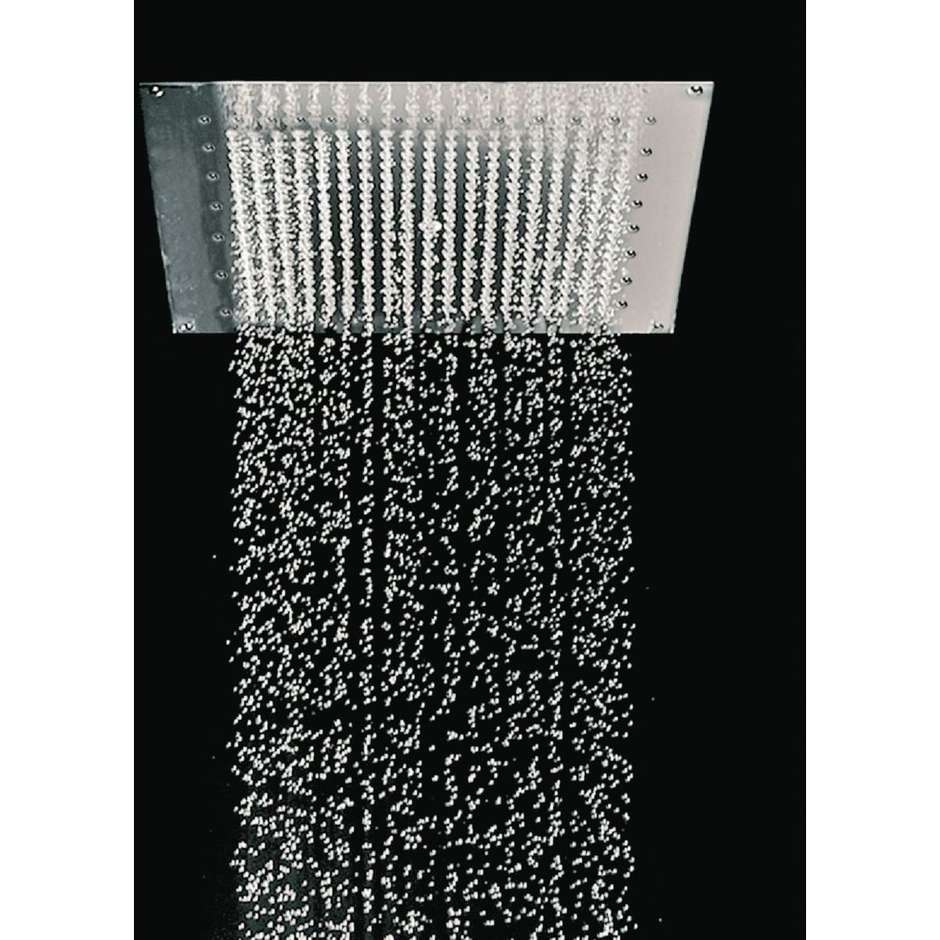 Pommeau de douche encastrable au plafond au design raffiné, 47x47 cm - Paris, Bossini