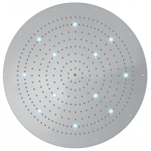 Pommeau de douche encastrable au plafond avec chromothérapie, diamètre 100 cm - Dream XL, Bossini
