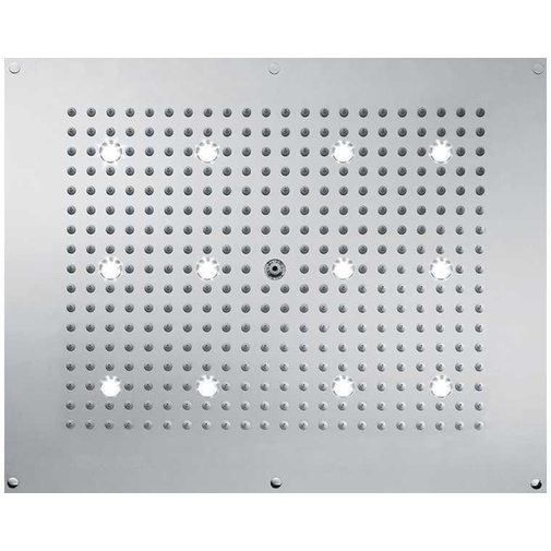 Pommeau de douche encastré au plafond, lumière led rouge, rectangulaire 47x57 cm - Dream led light, Bossini