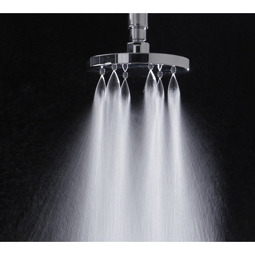 Pommeau de douche nébuliseur diamètre 14 cm, raccord universel - Nebulizair, Bossini