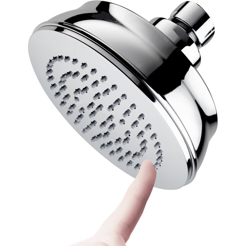 Pommeau de douche rond aux formes douces, diamètre 11 cm - Classic, Bossini