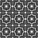 Porcelain stoneware cement effect tile, black and white decoration 20x20 cm, model 04 - Patchwork B&W, Ceramica Sant'Agostino