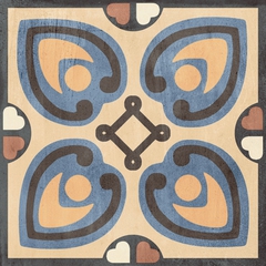 Porcelain stoneware cement effect tile, colored decoration 20x20 cm, model 02 - Patchwork Colors, Ceramica Sant'Agostino