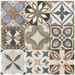Porcelain stoneware cement tile 20x20 - Patchwork Colors Mix, Ceramica Sant'Agostino