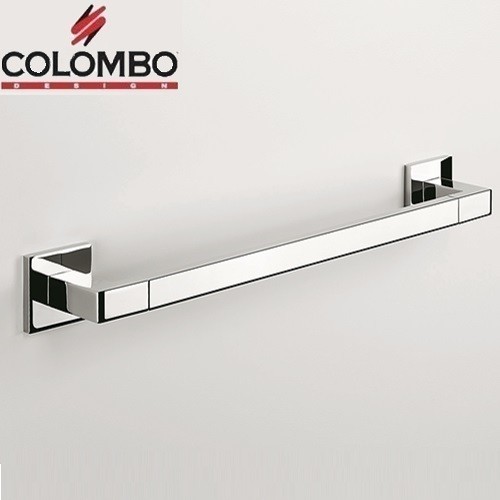 Accessorio porta salviette da terra in ottone cromato altezza 55 cm -  Colombo Design