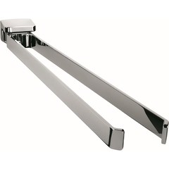 Porta salviette doppio snodato in ottone cromato - Alizè, Colombo Design